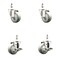 Service Caster 3 Inch 316SS Gray Polyurethane Swivel 3/8 Inch Threaded Stem Caster Brake, 2PK SCC-SS316TS20S314-PPUB-381615-2-TLB2 - alternate 5